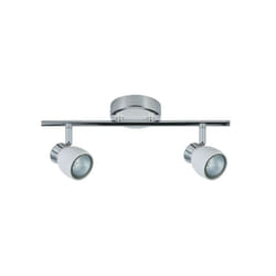 Fabrilamp - akunadecor Chacho Bandeau de salle de bains avec 2 spots orientables Blanc-Chrome