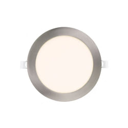 Fabrilamp - fab 146892403 Downlight Obsidian 24w 4000k Nickel Round 2040lm 2,5x30x30 Cm Cut 27,5 Cm