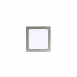 Fabrilamp - fab 146981203 Downlight Basalt 12w 65000k Nickel Square 1080lm 2,5x17x17 Cm Cutout 15,5x15,5 Cm