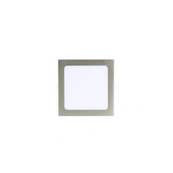 Fabrilamp - fab 146981203 Downlight Basalt 12w 65000k Nickel Square 1080lm 2,5x17x17 Cm Cutout 15,5x15,5 Cm