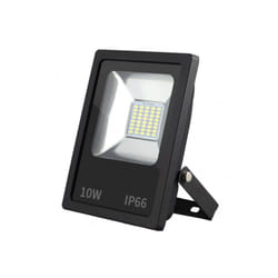 Fabrilamp - projecteur led smd dacita 10w 6500k black 900lm 120º ip66 13.5x11.5x4 cm