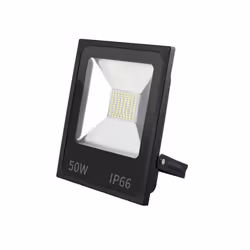 Projecteur led série DACITA en aluminium et verre. Couleur noire. Ses dimensions sont de 28,5x24x5,5 centimètres et un poids  ...