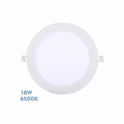 Luminaire encastré Downlight encastré série TANZANITA en couleur WHITE. Fabriqué en aluminium et polycarbonate. Avec technolo ...