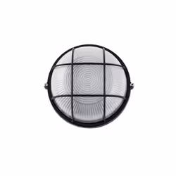 Applique de petite applique ronde d'extérieur modèle APUS noir Projection de lumière : Lumière diffuse générale Ampoules incl ...