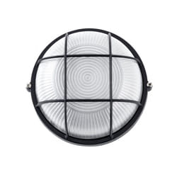 Applique ext. aluminium apus grand. 1xe27 noir ip44 11x25x25 cm