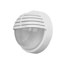 Fabrilamp - Canopus applique murale extérieure 1xe27 polycarb. white 18,5x18,5x18,5x9,5 cm ip44