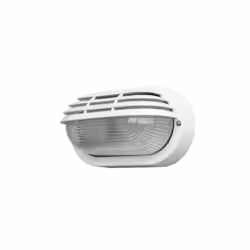 Lampe murale de lampe murale d'extérieur modèle CANOPUS blanc avec diffuseur transparent Projection de lumière : Lumière diff ...