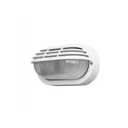 Fabrilamp - Lampe murale ext.ovale canopus small 1xe27 polycarbonate blanc 10x20,5x11,5 cm ip44