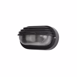 Applique de d'extérieur modèle CANOPUS noir, avec diffuseur transparent Projection de la lumière de : Lumière diffuse général ...