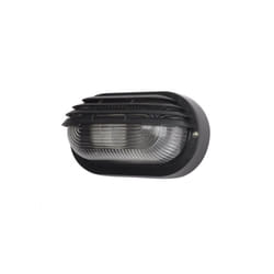 Fabrilamp - Lampe murale ext.oval canopus small 1xe27 polycarbonate black 10x20,5x11,5 cm ip44