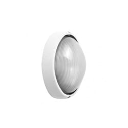 Fabrilamp - Applique ext. aluminium vega small 1xe27 white 10x22x14 cm ip44