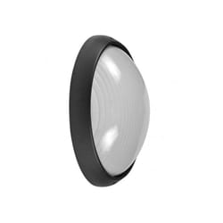 Applique ext. aluminium vega large 1xe27 noir 11x32x20,5 cm ip44