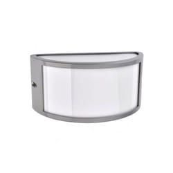 Applique extérieure aluminium ara 1xe27 gris ip44 13x25x12 cm
