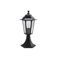 Fabrilamp - Auriga lampe murale d'extérieur en aluminium 1xe27 noir 38x19x19x19 cm ip44