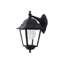 Fabrilamp - Applique murale spica aluminium extérieur 1xe27 noir ip44 42x28x21,5 cm