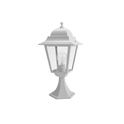 Fabrilamp - spica1xe27 white aluminium outdoor wall sconce 46x21,5x21,5x21,5 cm ip44