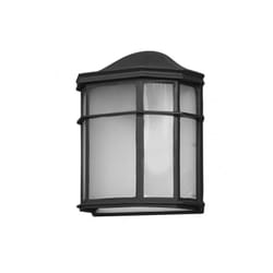 Fabrilamp - bellatrix Ip44 lampe murale noire pour l'extérieur en aluminium