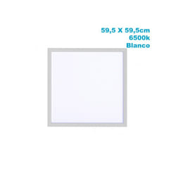 Fabrilamp - Panneau led 48w 6500k lin white 4800lm 1x59,5x59,5 cm découpe 59x59 cm