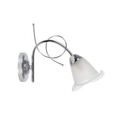 Adelfa applique 1xe14 chrome 24x29x13 cm