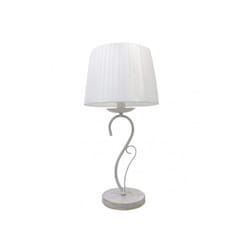 Fabrilamp - Lampe à poser avec abat-jour amsterdam Blanc/Or 50x25x25 Cm