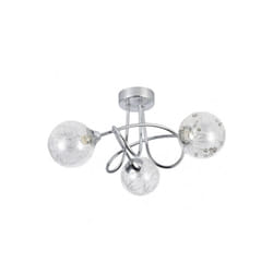 Lampe rio de janeiro 3xg9 chrome 21x37x37 cm