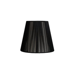 Fabrilamp - abat-jour conique hilo indira e27 noir (40x20x26)