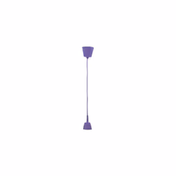 Suspension de couleur lilas. Ses dimensions sont de 25