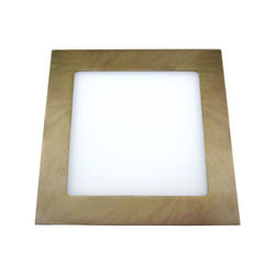 Fabrilamp - Downlight 5w 6500k carré agamenon 450lm cuir 2x9x9 cm découpe 7x7 cm