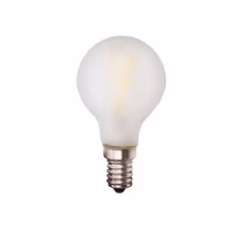 Led de ampoule à filament sphérique. Elle a une puissance de 4W de, 400 lumens et 3000ºK de couleur de lumière. La douille de ...