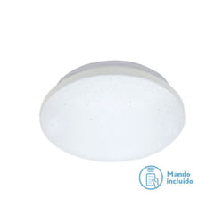 Fabrilamp - Plafonnier 12w 3 temp. palladium white 960lm 25d.