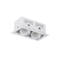 Fabrilamp - kardan augusto spot encastré 2xgu10 white 11x21,5 ampoules non incluses