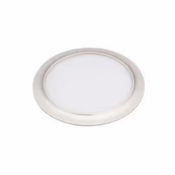 TREVOR spot encastré rond de en couleur argent perlé. Il a une puissance dede lumière de 15 watts, 1200 lumens et 4000K. Sa t ...