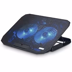 Base de Refroidissement - NK - Portable - 2 Ventilateurs - 5 Hauteurs - Silencieux