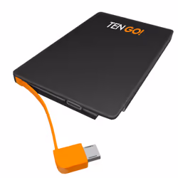 TEN GO! RT3101BT, 2600 mAh, Lithium Polymère (LiPo), Noir, Orange