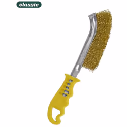 Mota - Brosse métallique manche plastique bronze f116b