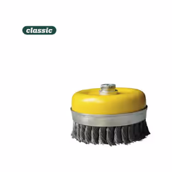 Brosse Soucoupe En Acier Torsadé 80mm Ftr080 Mota