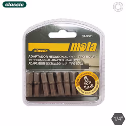 Adaptateur hexagonale 25mm 1-4 10unit Bab061 mota. . . Indice de Protection IP : IP20 Certification : CE Garantie : 2 ans Rec ...