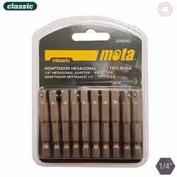 Pack 10 Adaptateurs Hexagonales 50mm 1-4 10unit. Bab062 Mota