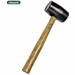Maillet Caoutchouc 500g Manche Bois Mg05 (POT - Fitter 56mm) Mota