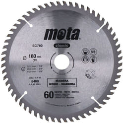 Lame De Scie Circulaire Widia ø180mm 7 1-4 60 Dents Mota