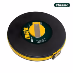 Mètre ruban - Mota - 20m - Fibre de verre - Jaune - 13mm