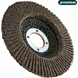Disque flap au silice 115mm grain 60 carbure de silicium avec coussin fibre de verre Pour abrasion et polissage de granit, ma ...