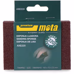 Papier Abrasif Éponge À L'oxyde D'aluminium Grain 220 Axe220 Mota