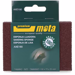 Papier Abrasif Éponge À L'oxyde D'aluminium Grain 180 Axe180 Mota