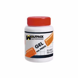 Wolfpack gel décapant cuivre. - Mesure : 100 gr. - Idéal pour les travaux industriels. - Avec brosse.