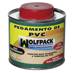 Pvc Colle Avec Pinceau 500 ml. - Wolfpack