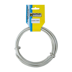 Wolfpack - Fil Plastifié (Rouleau 5 Mètres) Blanc n° 16/2,7 mm