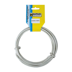 Fil Plastifié (Rouleau 20 Mètres) Blanc n° 16/2,7 mm.