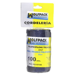 Corde Tresse Polypropylène Bleue (Bobine 100 Mètres)