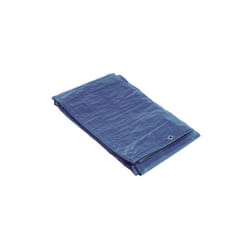 Saturnia - Toile bleue avec illets métalliques 4 x 6 m (environ)